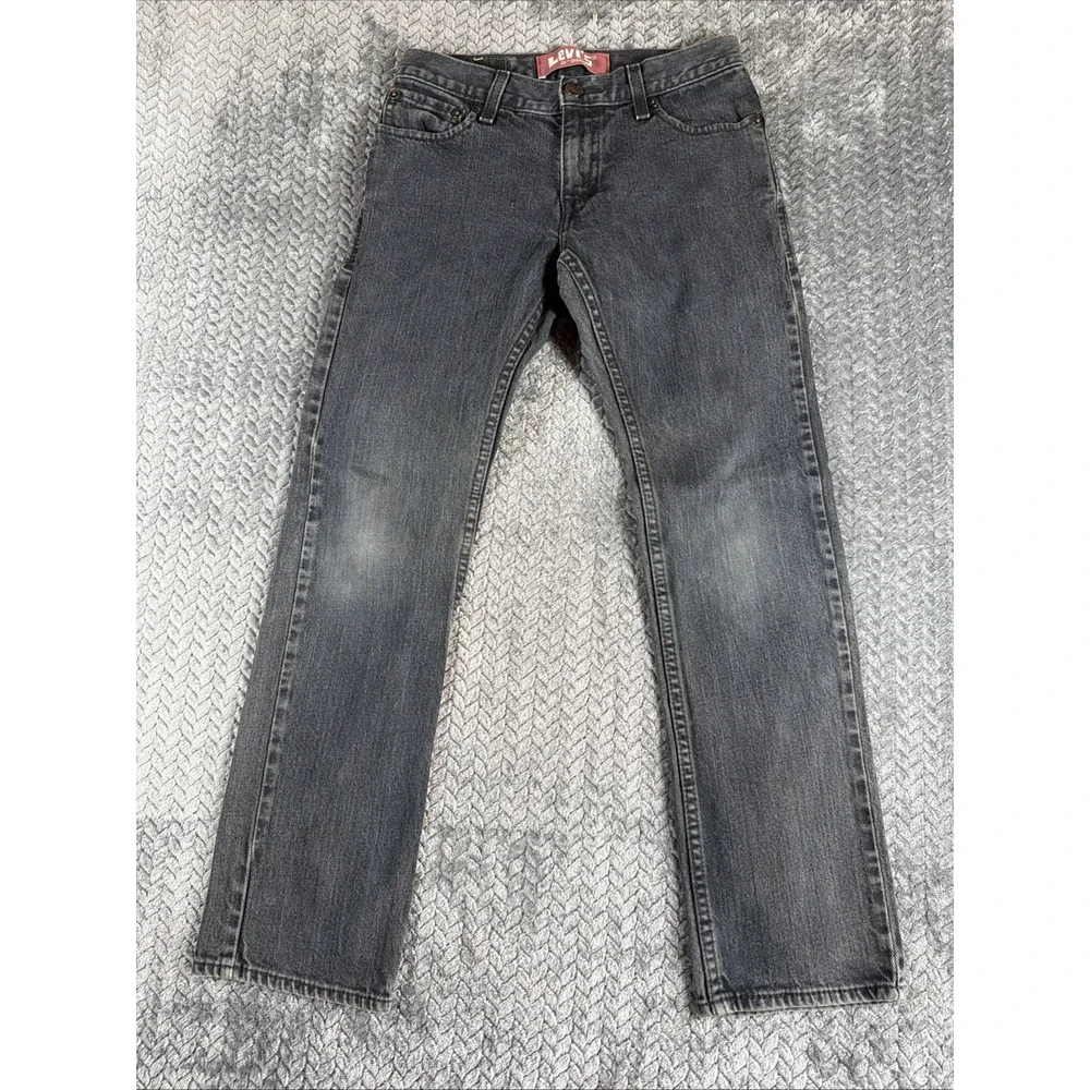 Vintage Levi's Boys 511‎ Reg 14 W27 L27 Black Denim